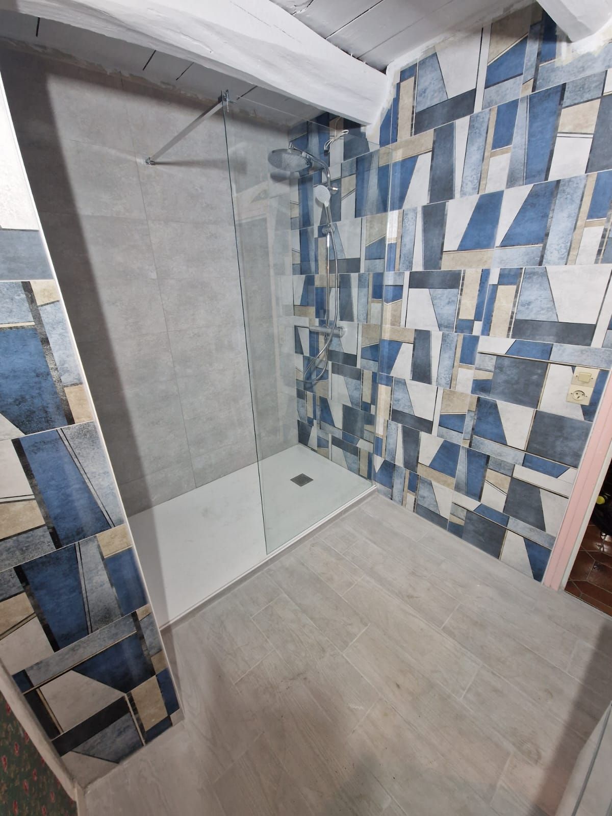 Douche à l'italienne