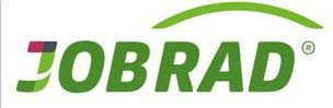Ein grünes Jobrad-Logo auf weißem Hintergrund