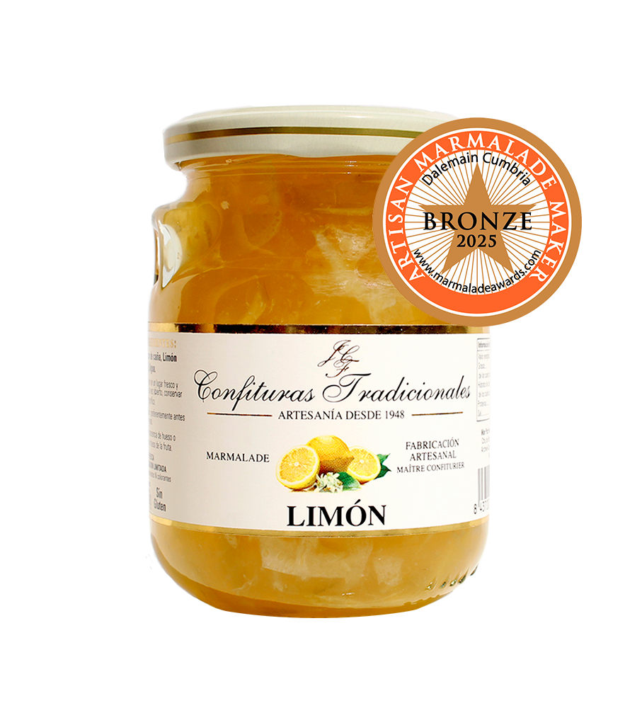 Mermelada Cítrica de Limón. Medalla de Bronce en el World Marmalade Awards 2025
