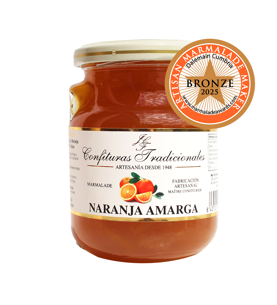 Mermelada Cítrica de Naranja Amarga, Medalla de Bronce en el World Marmalade Awards 2025.