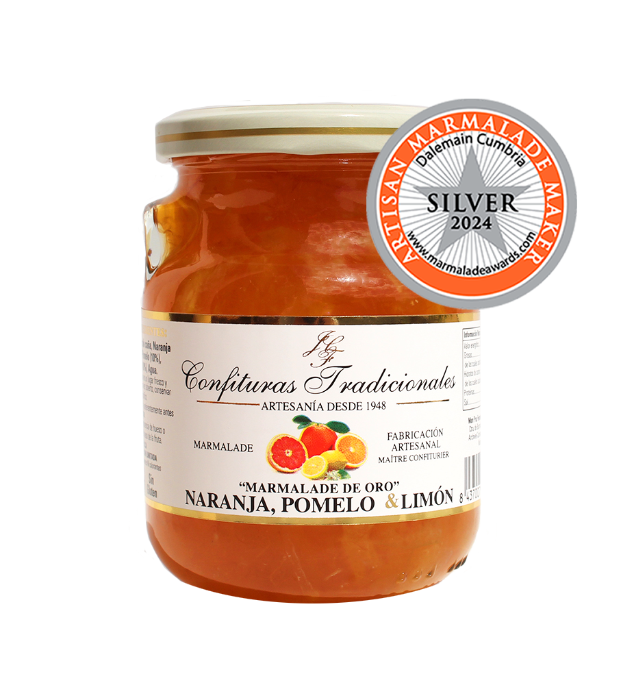 Eclecticismo Cítrico Mermelada Cítrica de Naranja, Pomelo & Limón - Medalla de Plata en el World Marmalade Awards 2024