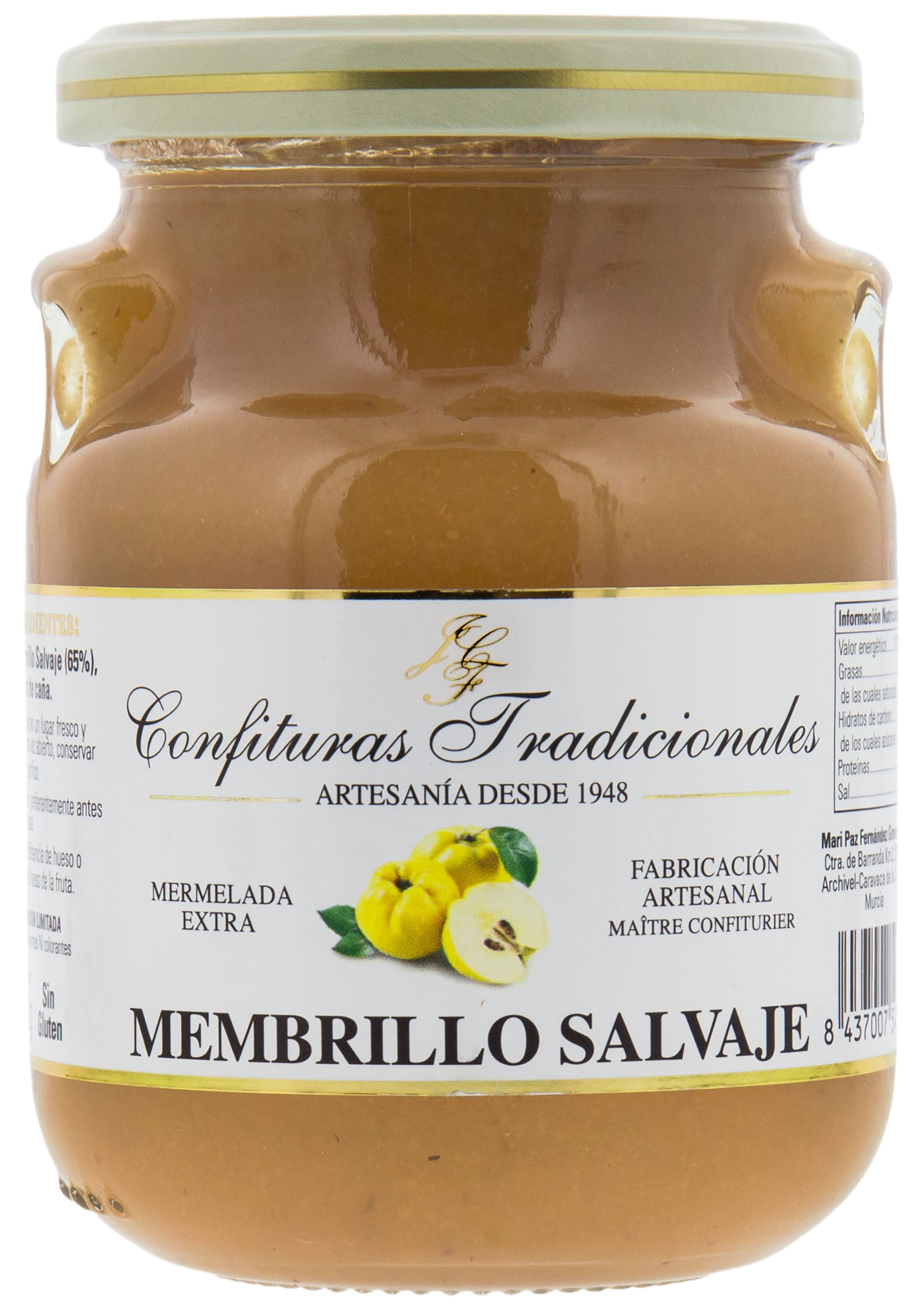 Mermelada Extra de Membrillo Salvaje