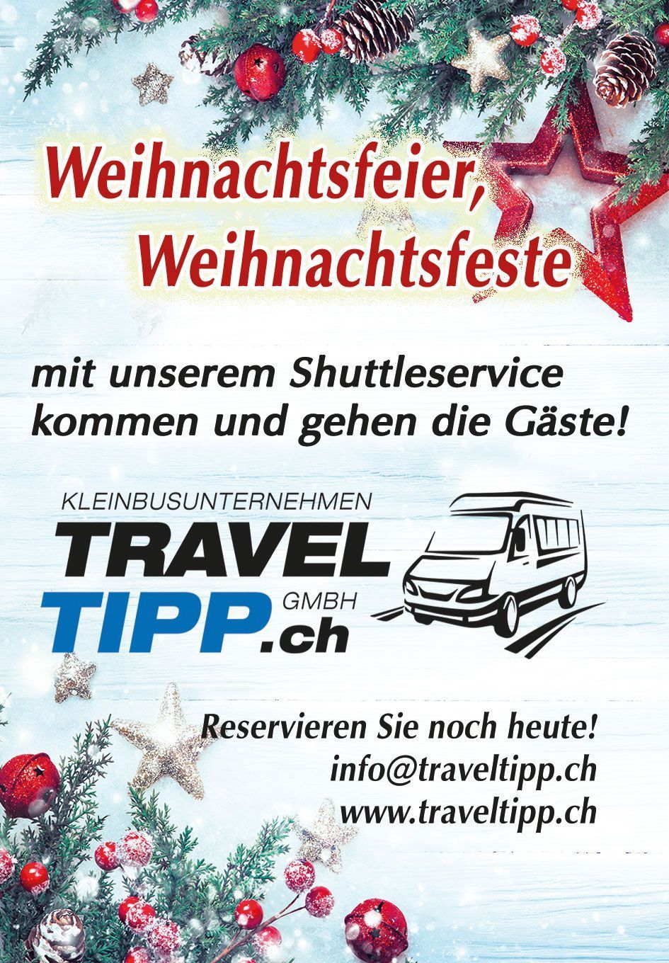 Flyer Website - Travel-Tipp GmbH