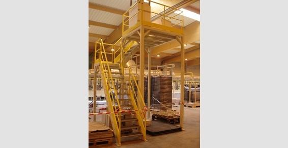 AMS - Structure et escalier de service