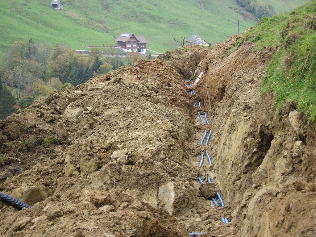 Quellleitungen für Hauswasser und Brunnen