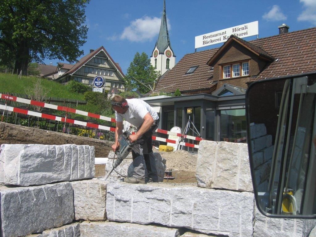 Tiefbau Umgebung Rest. Hörnli Hemberg