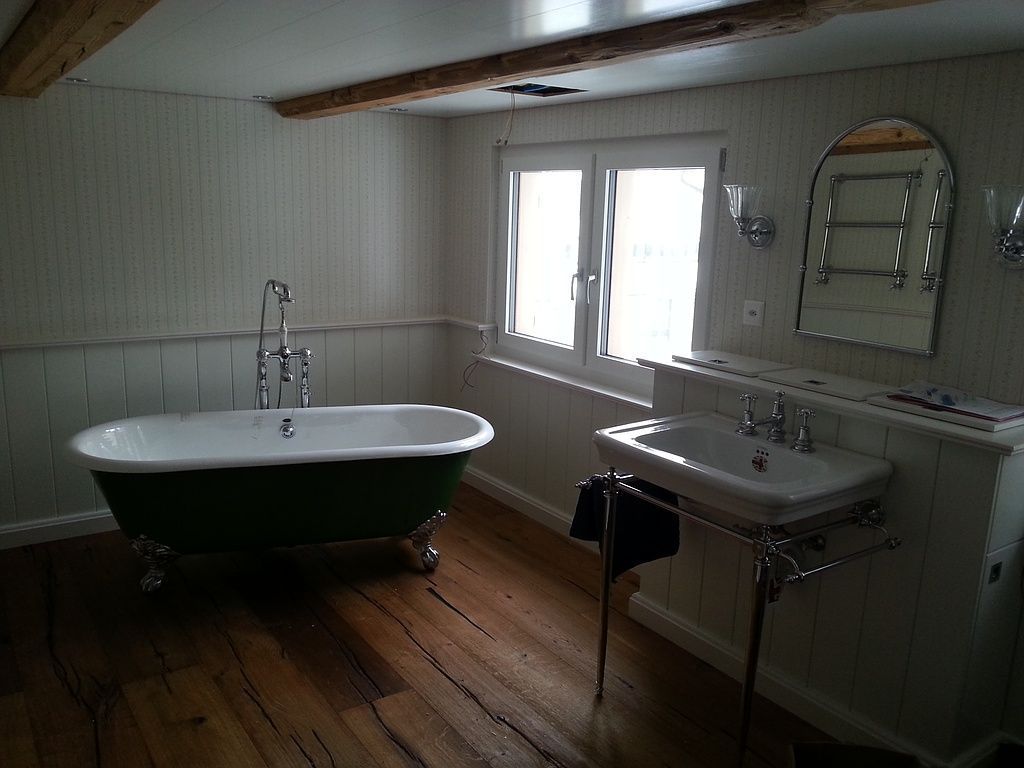 Badsanierung im Nostalgielook