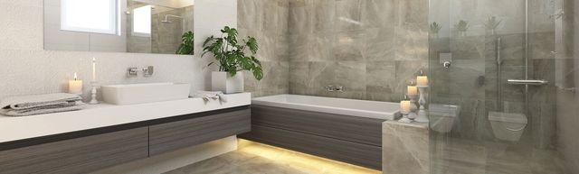 A bathroom with a yellow sticky note that says " aktuell leider keine bearbeitungs-kapazitäten "