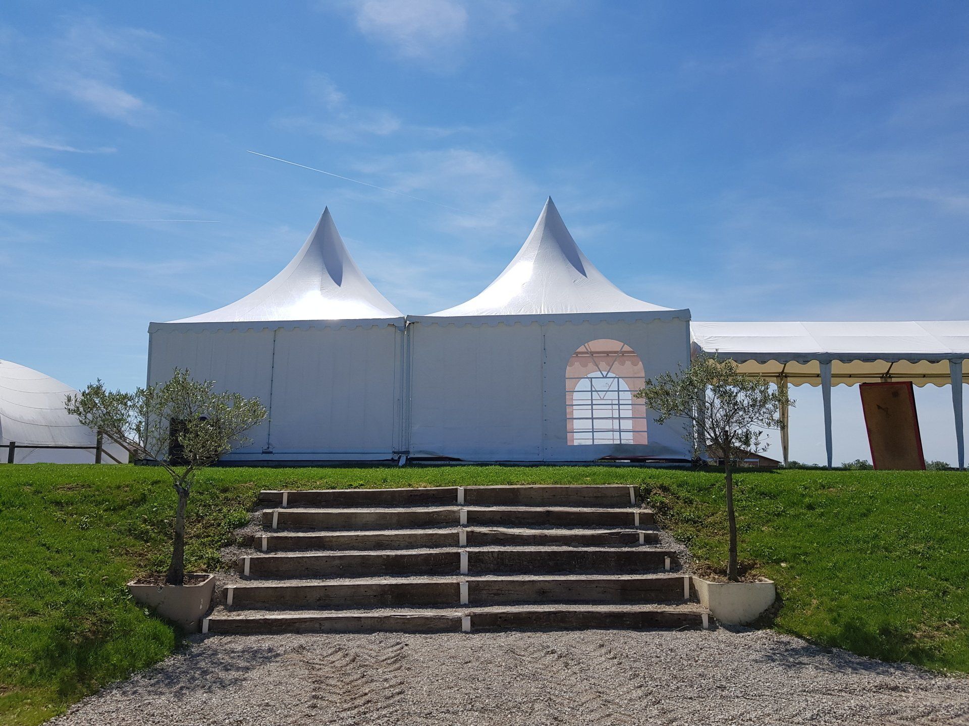 tentes garden jumelées 05m x 05m