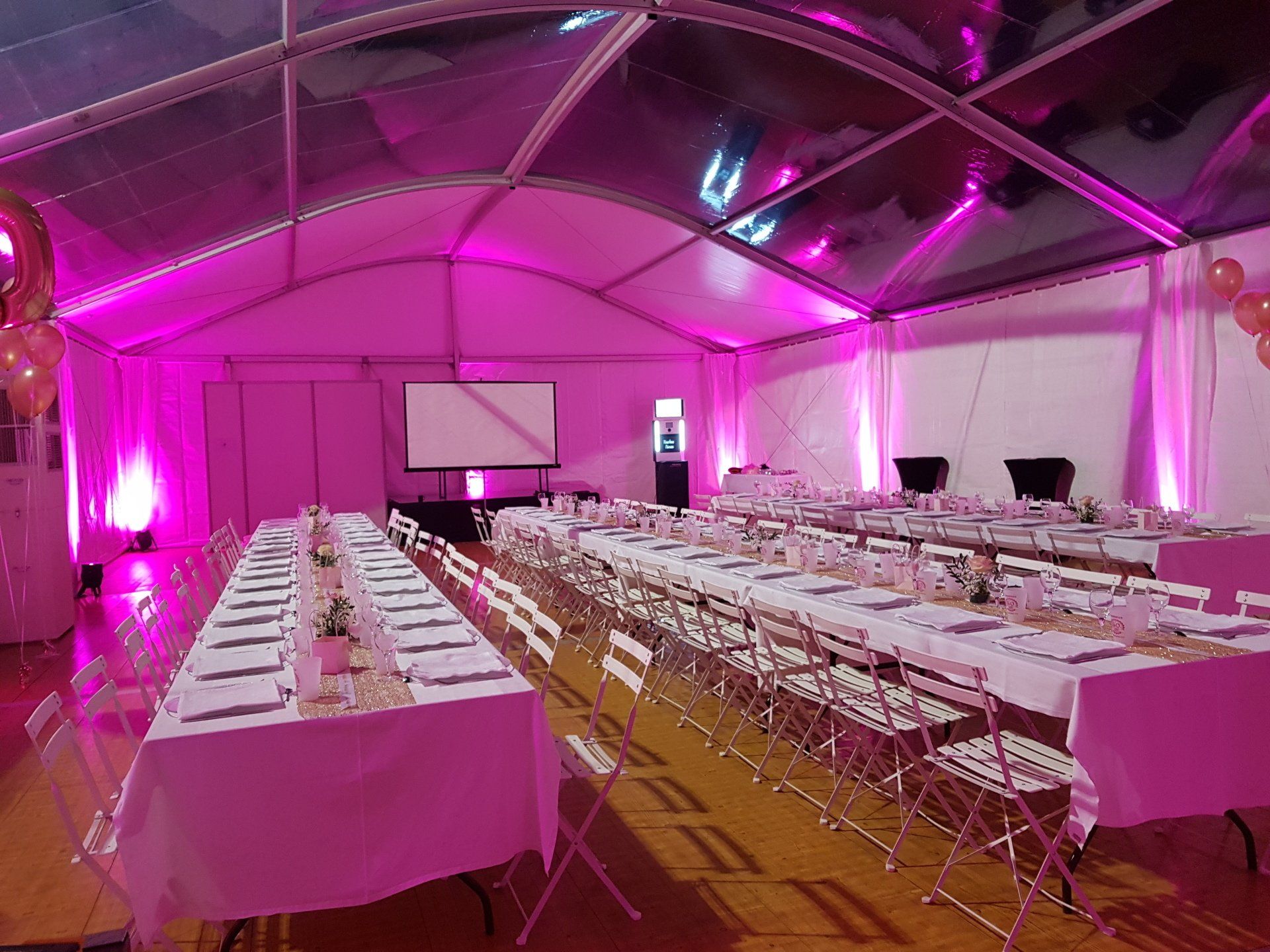 Toit cristal cintré 10m