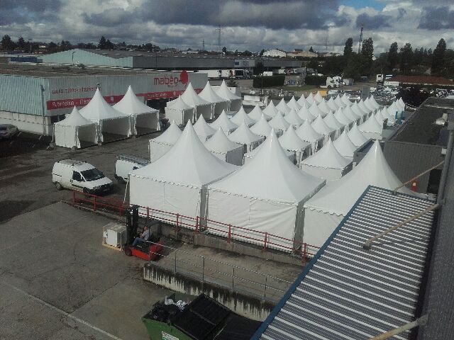 Tente garden exposants portes ouvertes