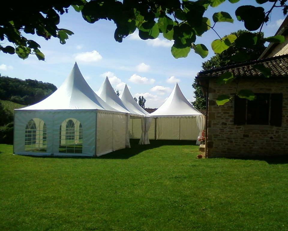 Pagodes  05m x 05m jumelées