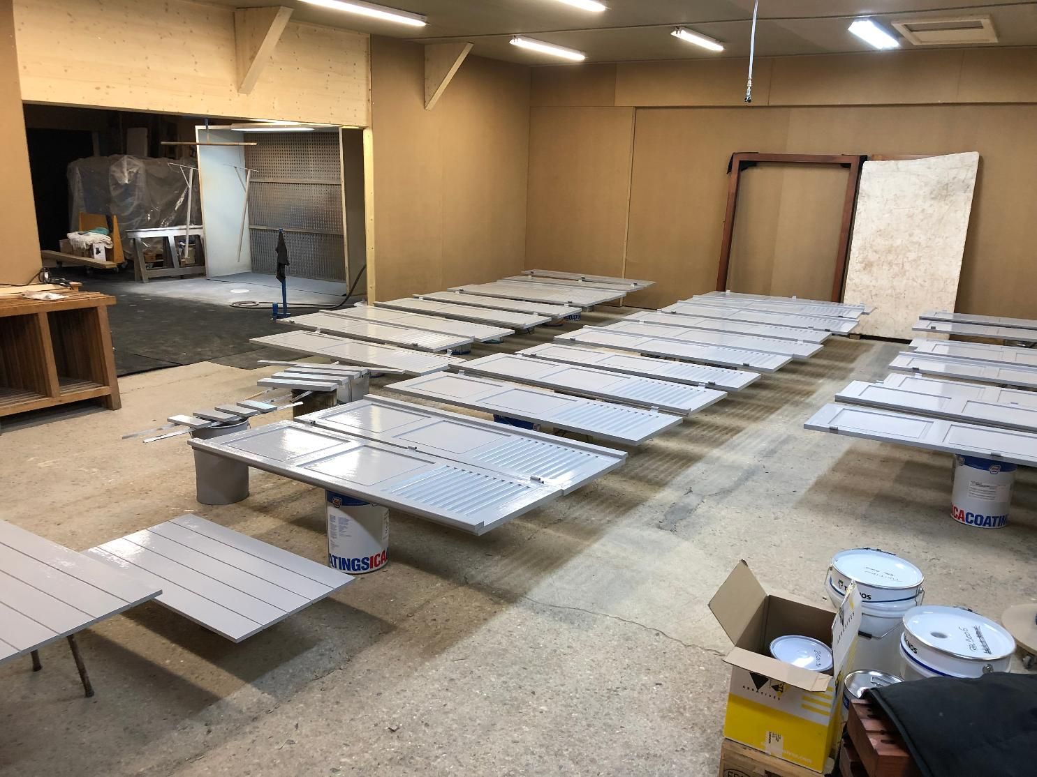 Fabrication de plusieurs volets