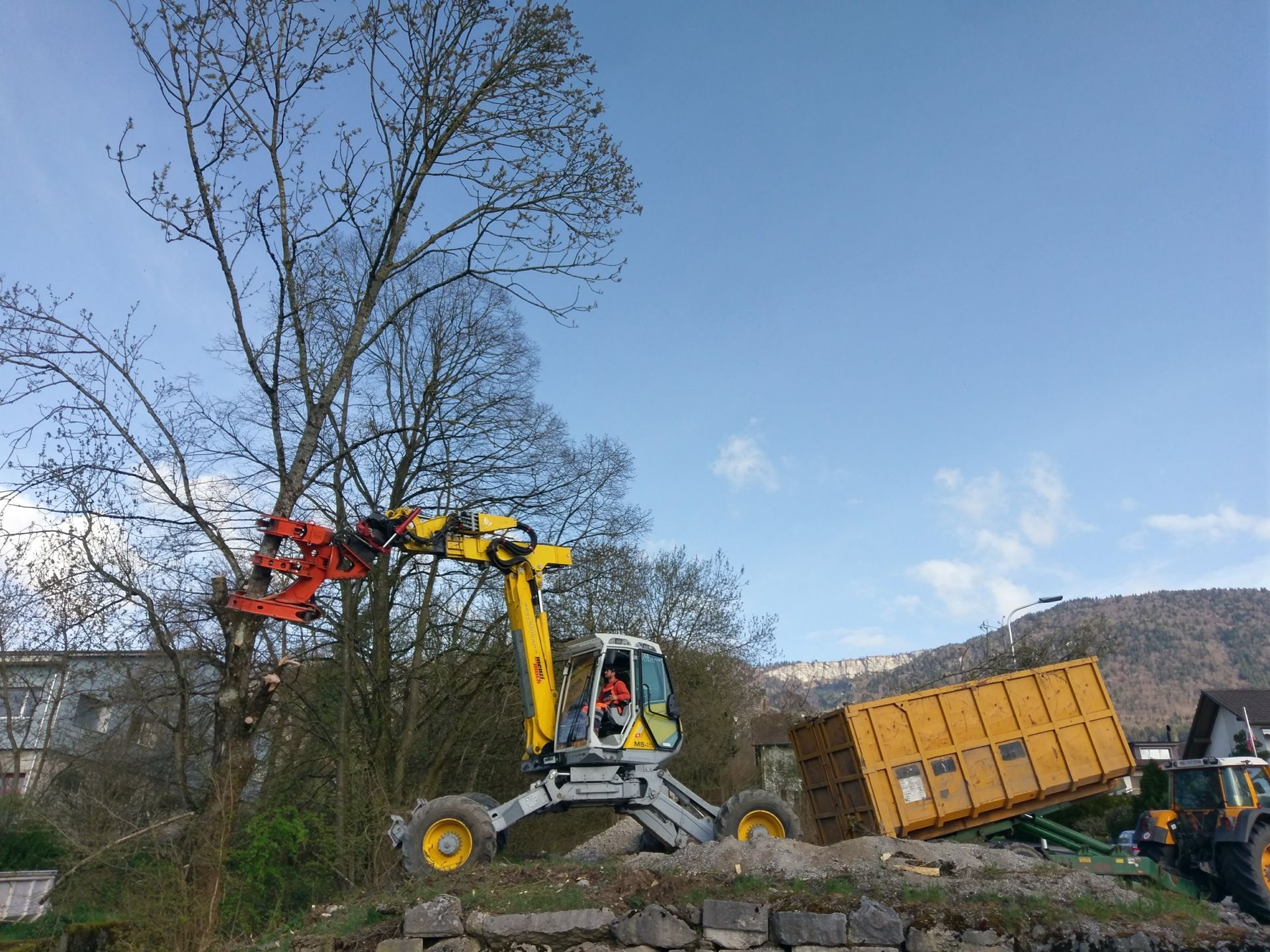Rodungsarbeiten - Aeschlimann Umwelttechnik AG in Busswil BE