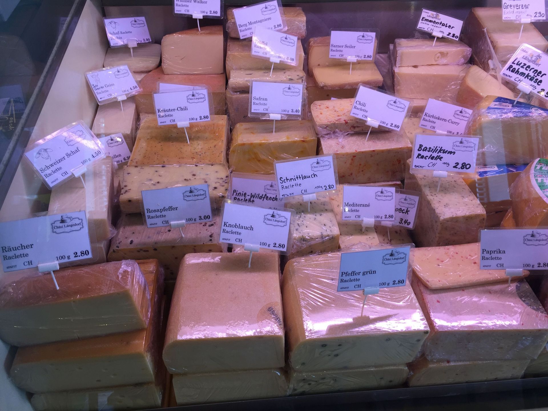 Raclettesorten frisch - Chäsi Längedorf - Langendorf