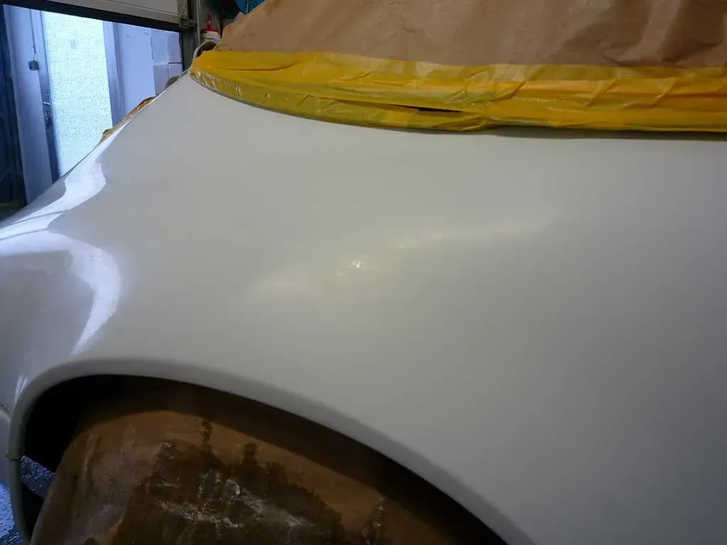 Lackpflege Oldtimer Porsche Detail