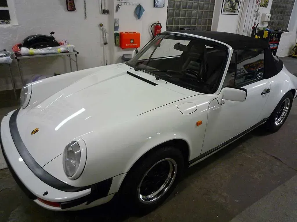 Fahrzeugpflege Oldtimer Porsche