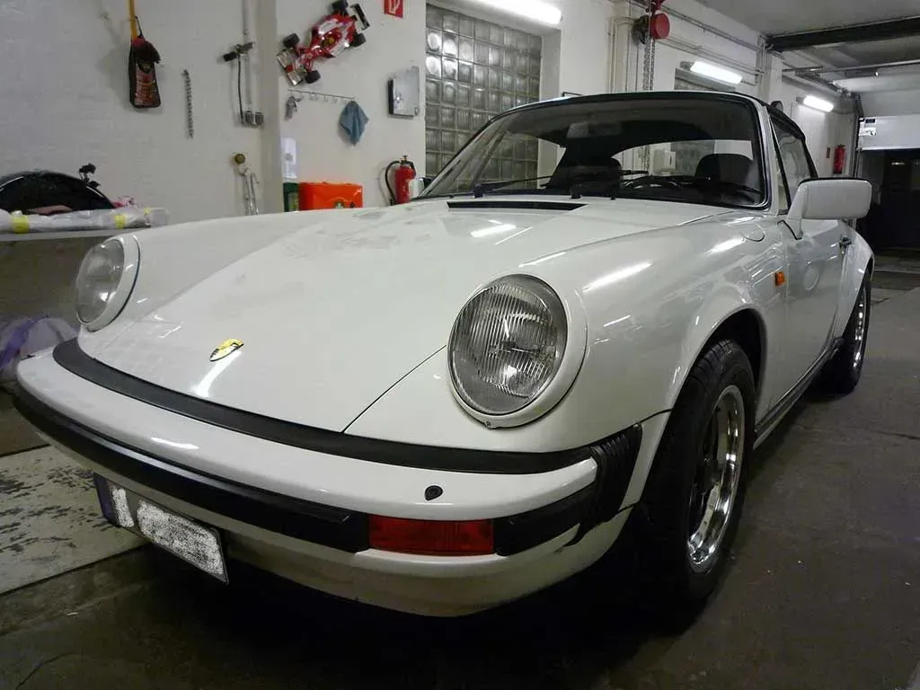 Fahrzeugpflege Oldtimer Porsche