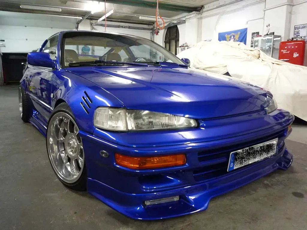 Blaues getuntes AUto