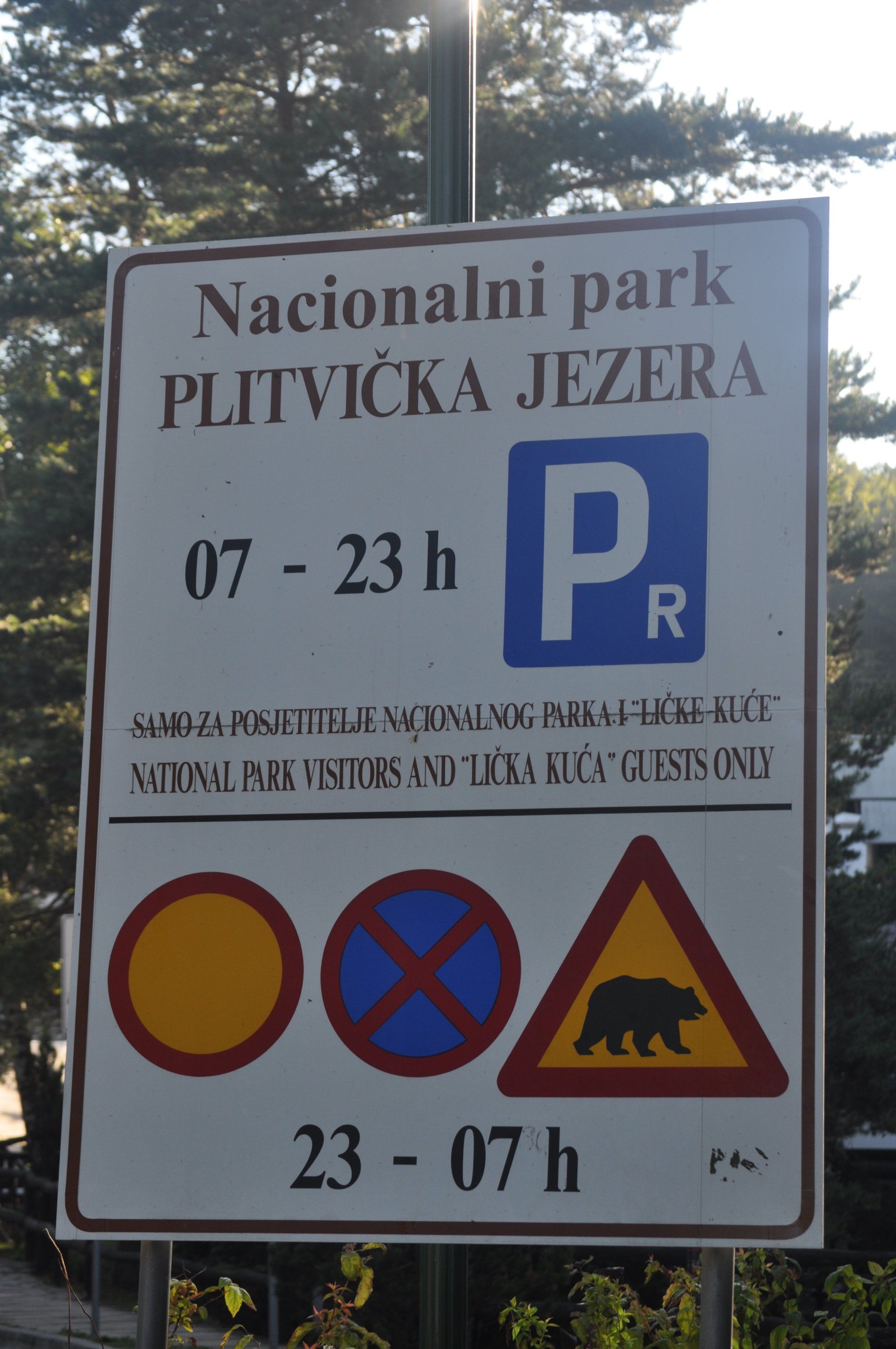 Verkeersbord op reis