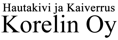 Hautakivi ja Kaiverrus Korelin Oy logo