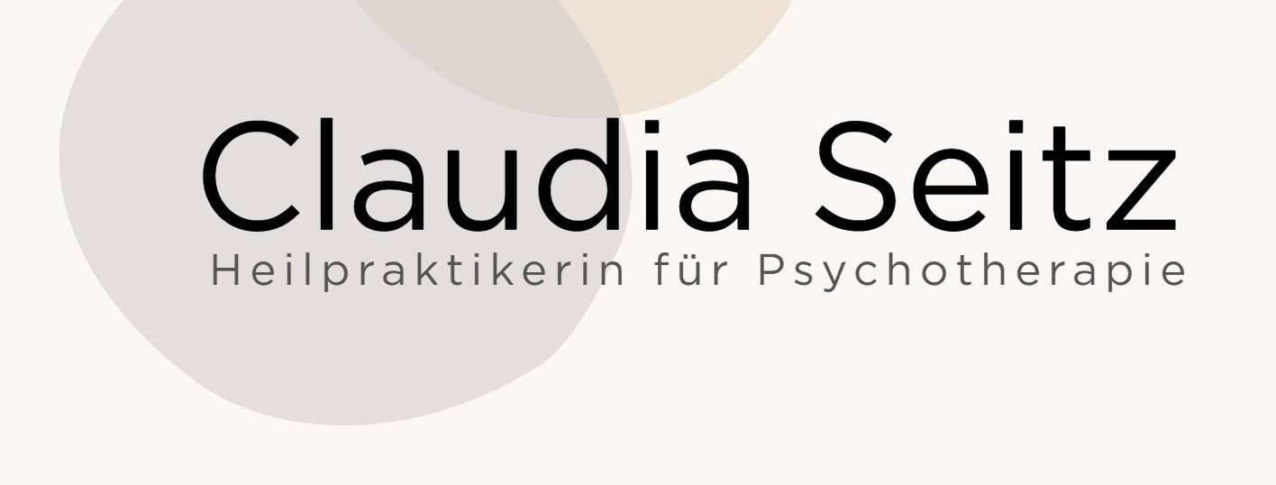 Logo for Claudia Seitz, includes name and profession,