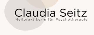 Logo for Claudia Seitz, includes name and profession, 