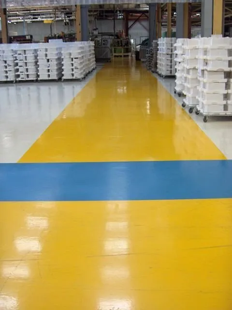 Un sol jaune avec une bande bleue