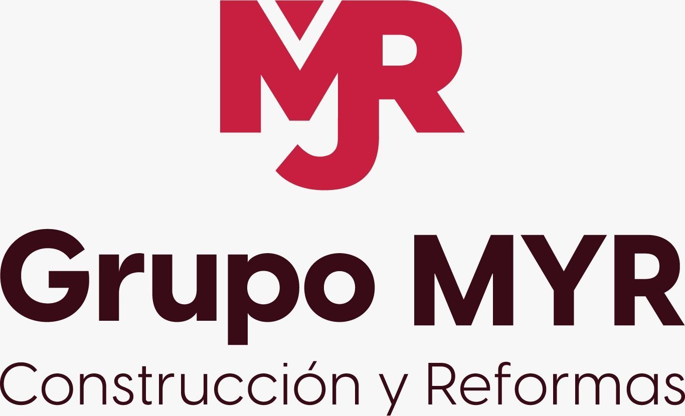 Letras blancas &ldquo;MR&rdquo; sobre un fondo de logotipo cuadrado rojo