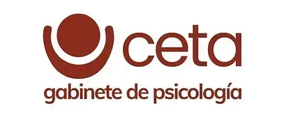El logotipo de la oficina de psicología CETA en español.