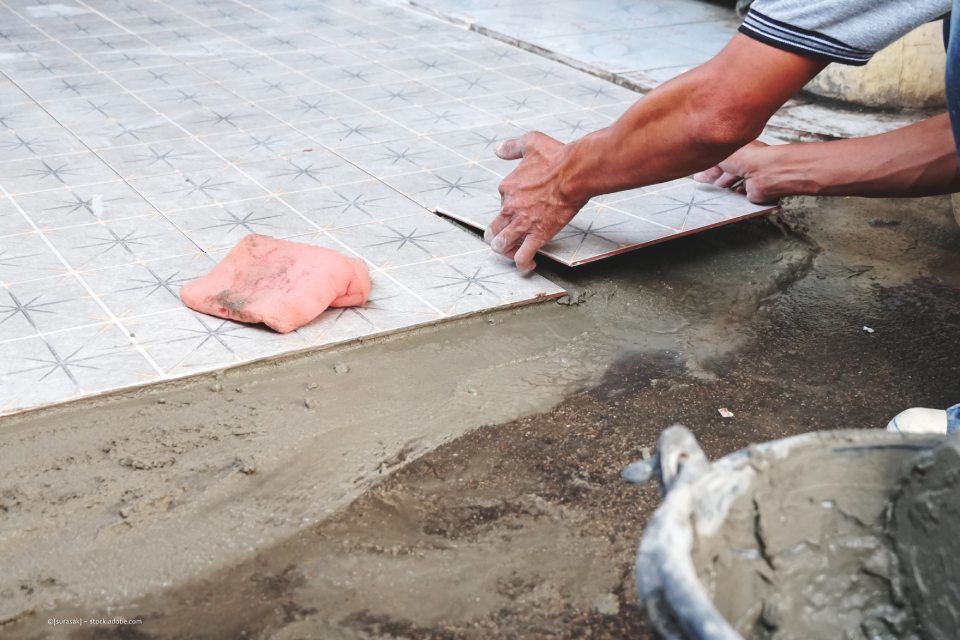 Bild Fliesenverlegung