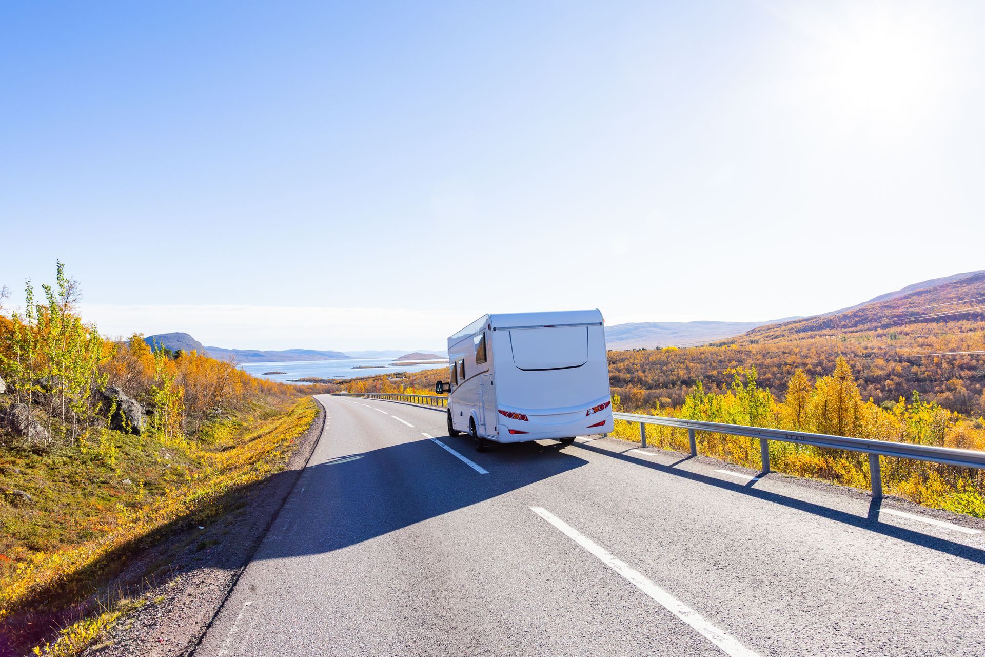 Camping-car sur la route