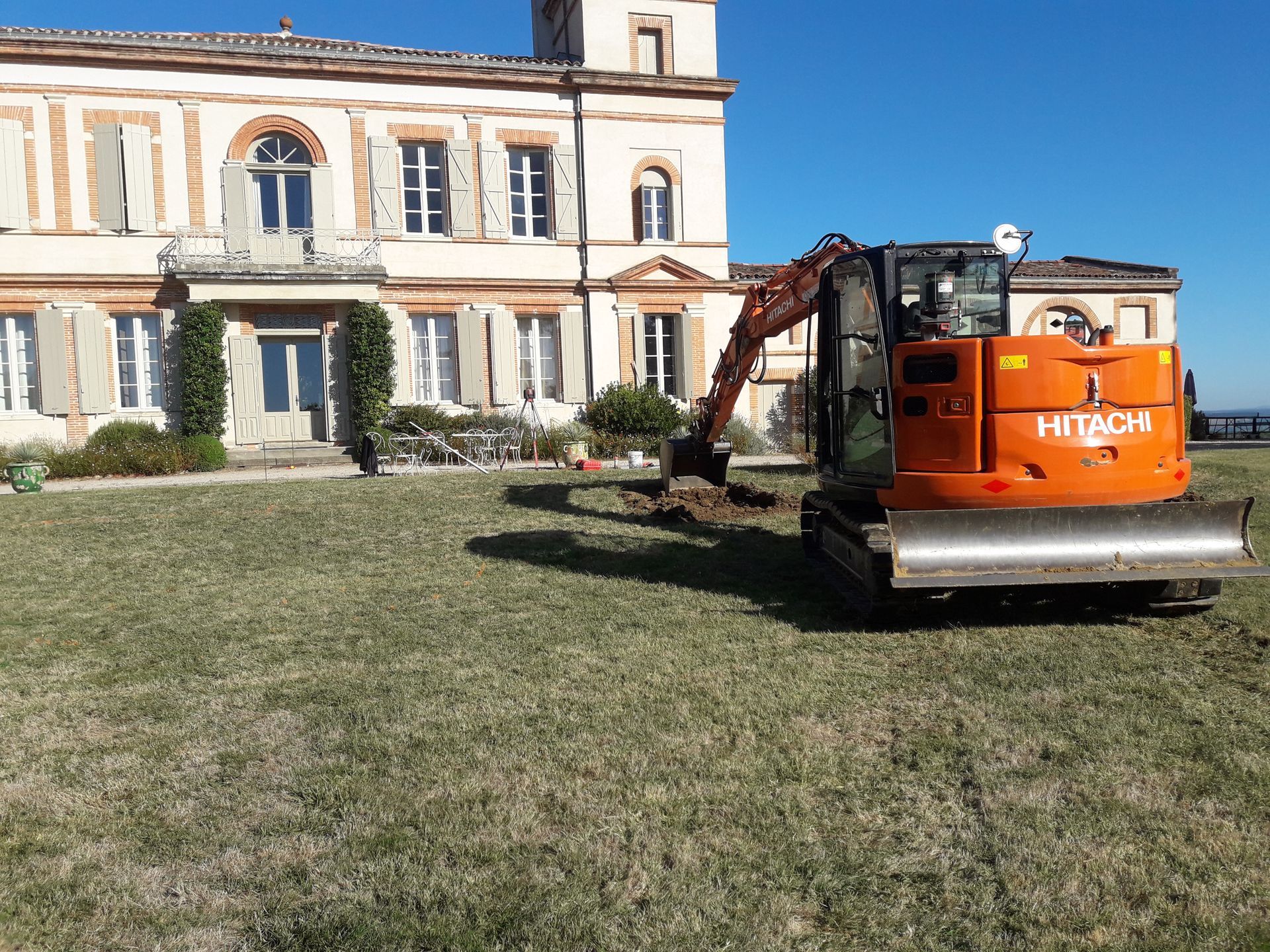 Des travaux de terrassement
