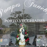 Devanture du magasin de Pompes funèbres Porto-Vecchiaises