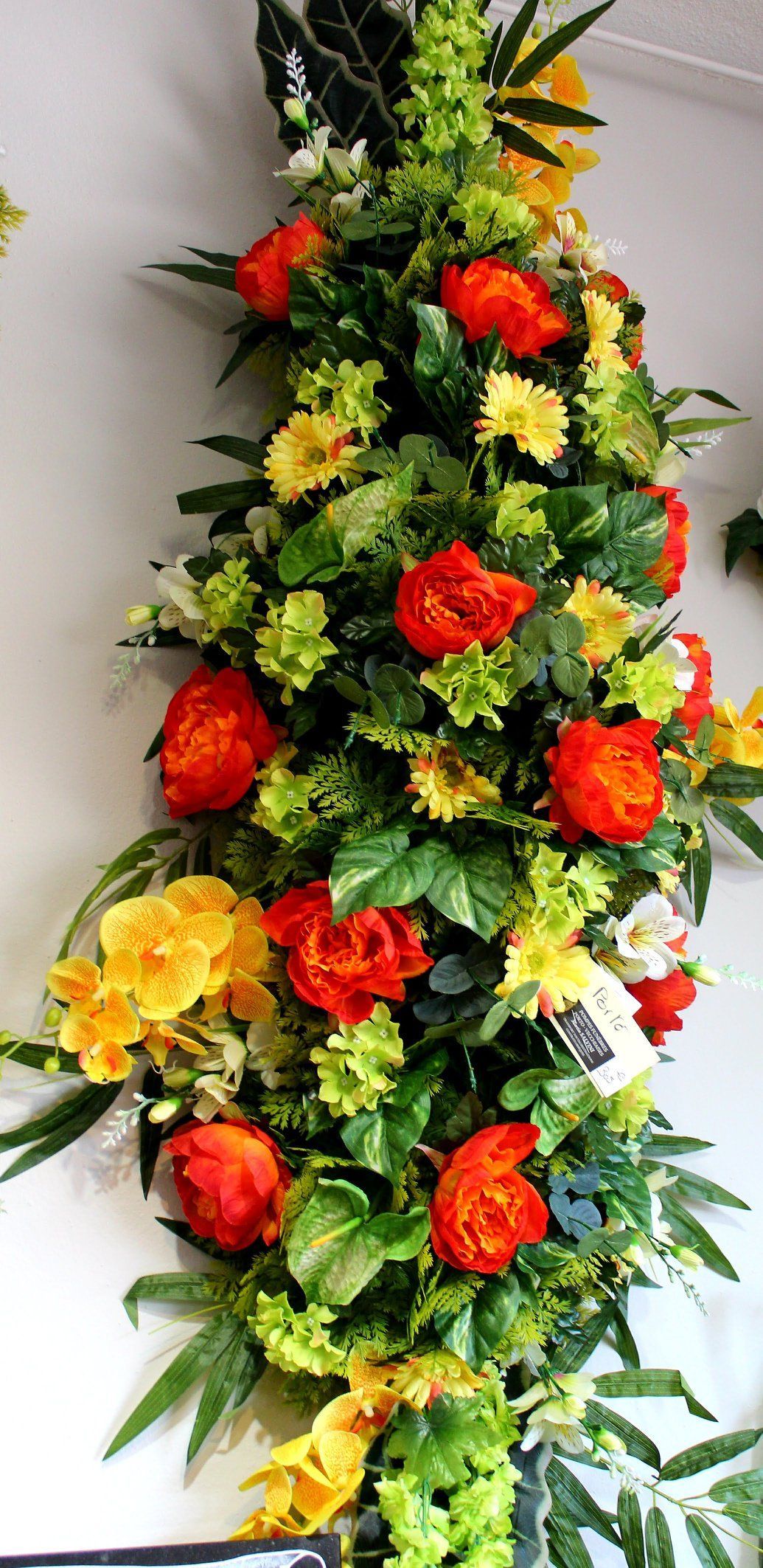 Gerbes de fleurs pour enterrement