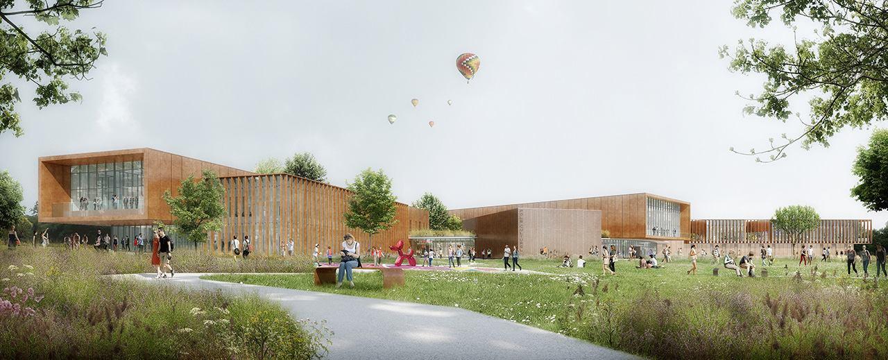 lauréat du concours pour la réalisation du pôle culturel de Garges-lès-Gonesse (95)
