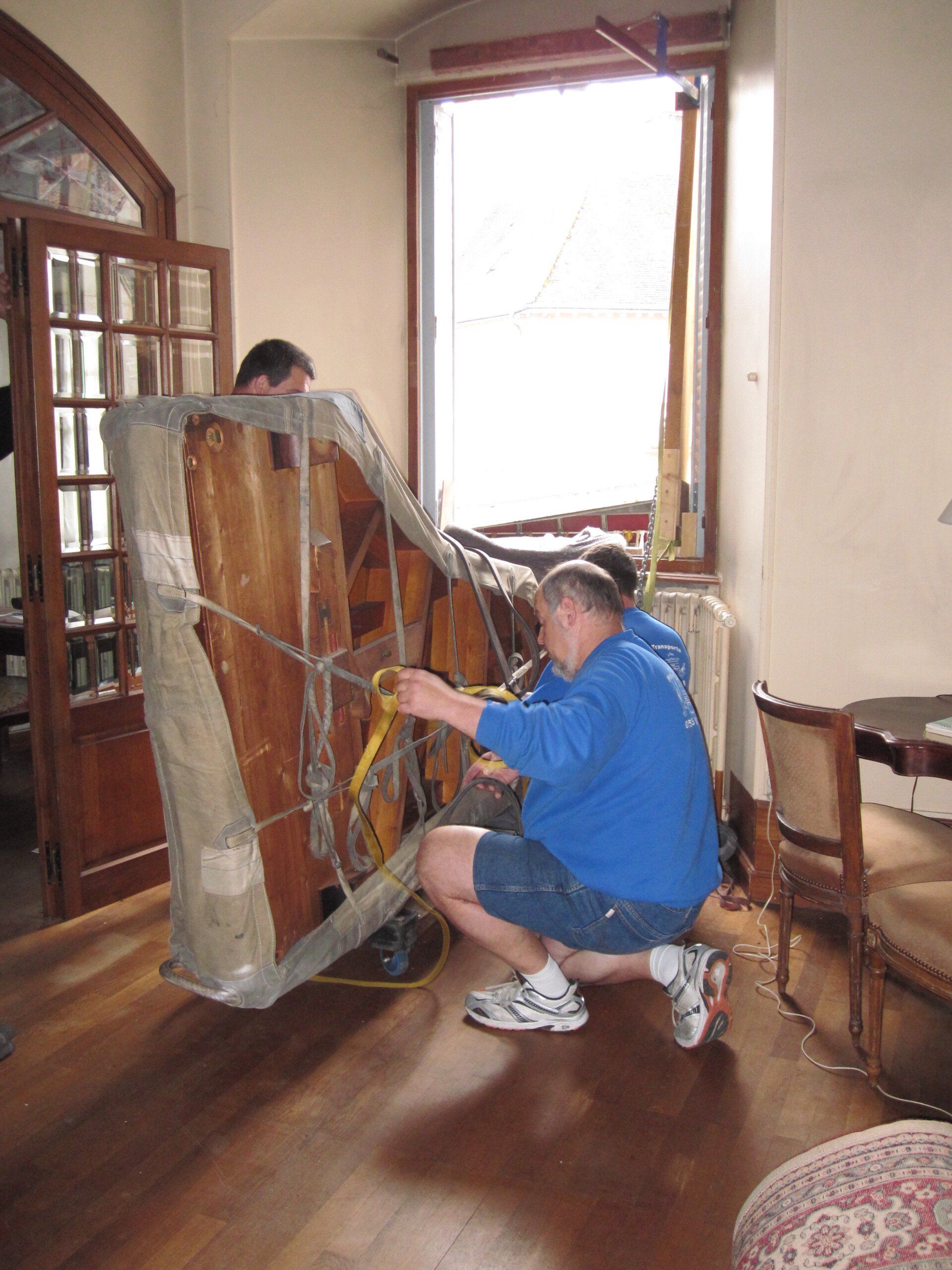 Emplacement du piano 1/2 queue Pleyel (2 m de long)