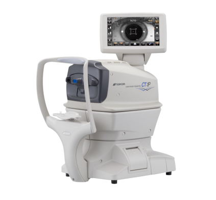 Una máquina con un monitor encima que dice CTP.