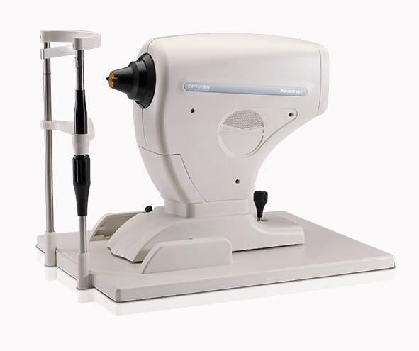 Una máquina blanca está sentada sobre una superficie blanca.