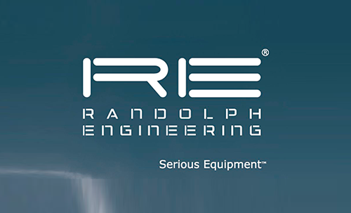 Un logotipo para Randolph Engineering, un equipo serio.