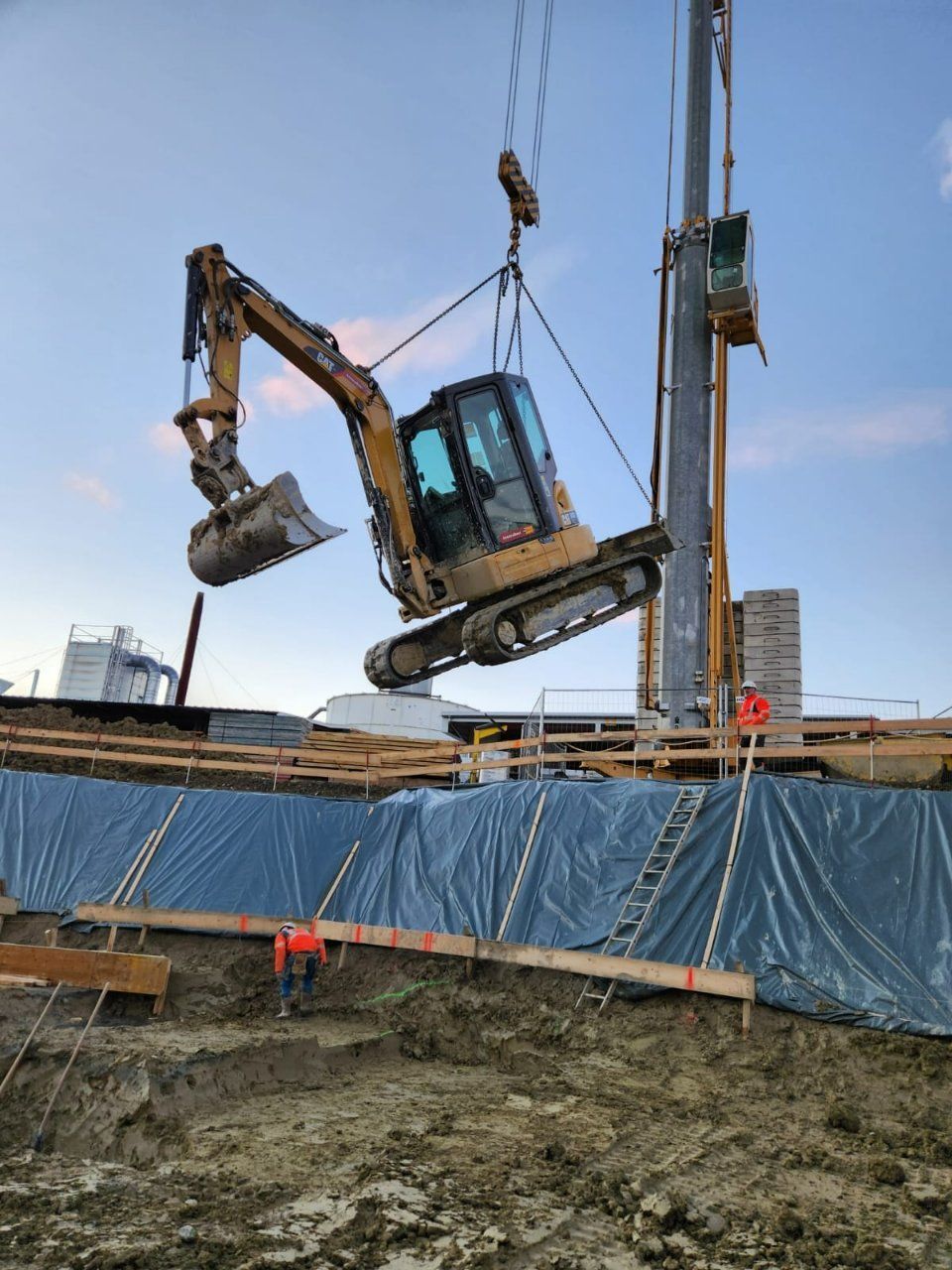 transport de tractopelle