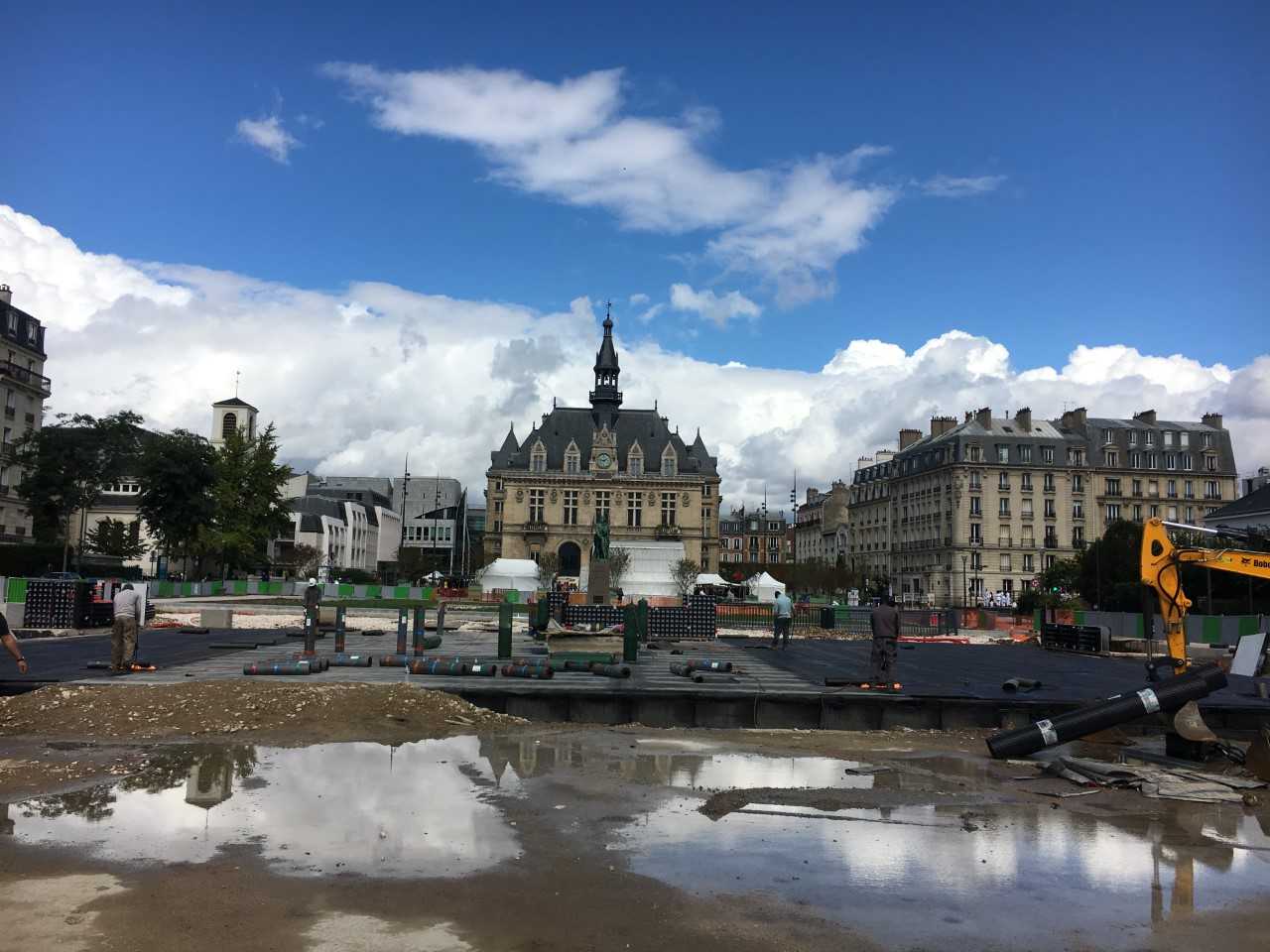 Travaux d'étanchéité avec H2O