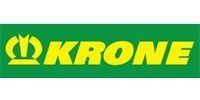 Logo Krone avec texte jaune sur fond vert.
