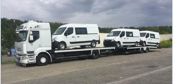 Transport de fourgons