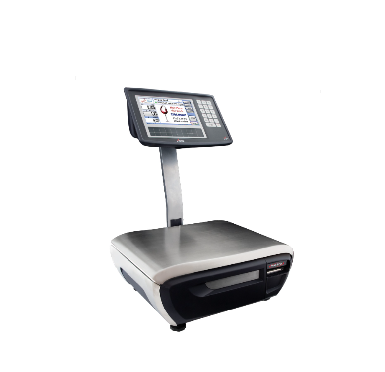 Balance avec écran digital allumé