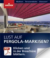 Lust auf Pergola-Markisen? Weinor Teaser