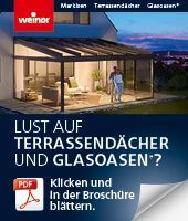 Lust auf Terrassendächer und Glasoasen?
