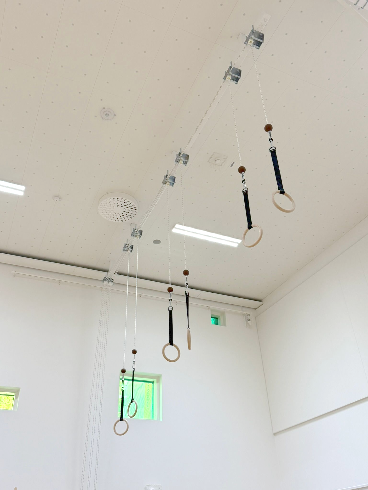 Liikuntalattiat Holstila asentamat liikuntasalin välineet - koripallotelineet, voimistelurenkaat ja puolapuut. Koulun urheiluhalliin suunnitellut välineet ovat turvallisia, kestäviä ja täyttävät kaikki standardit.
Voimistelurenkaat