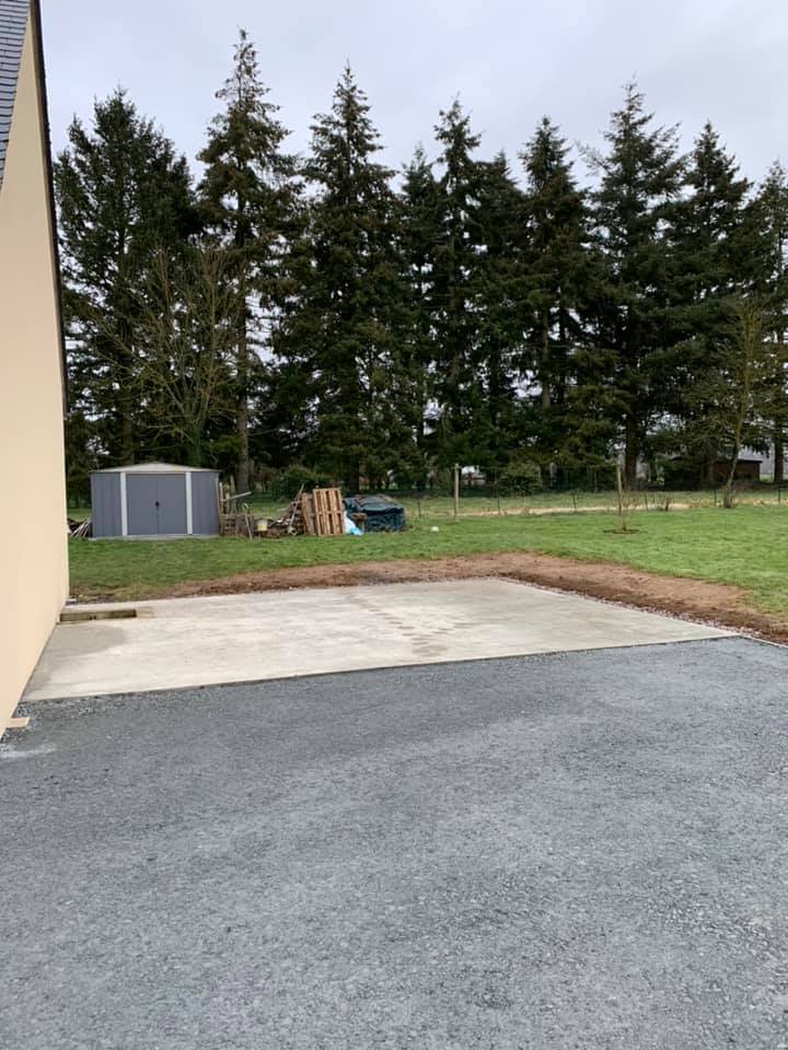 Réfection d'une grange, travaux