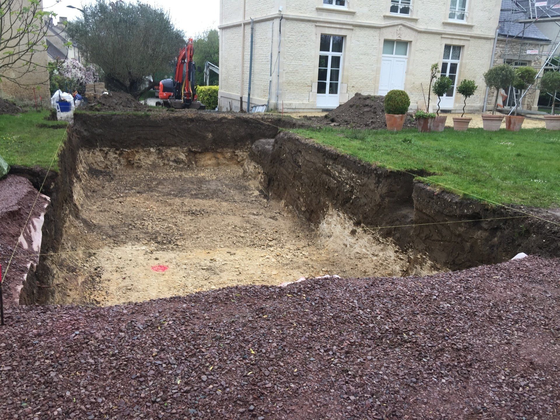 Terrassement de piscine